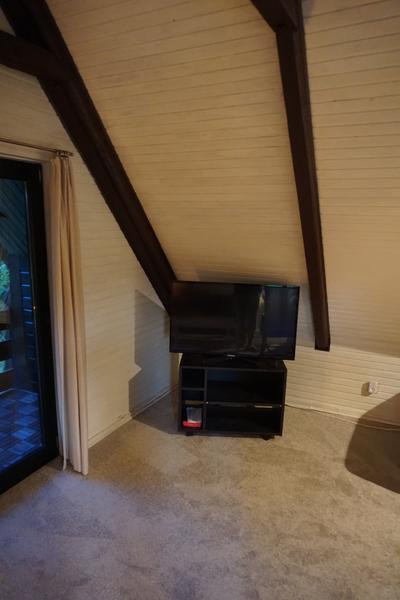 TV on the attic floor